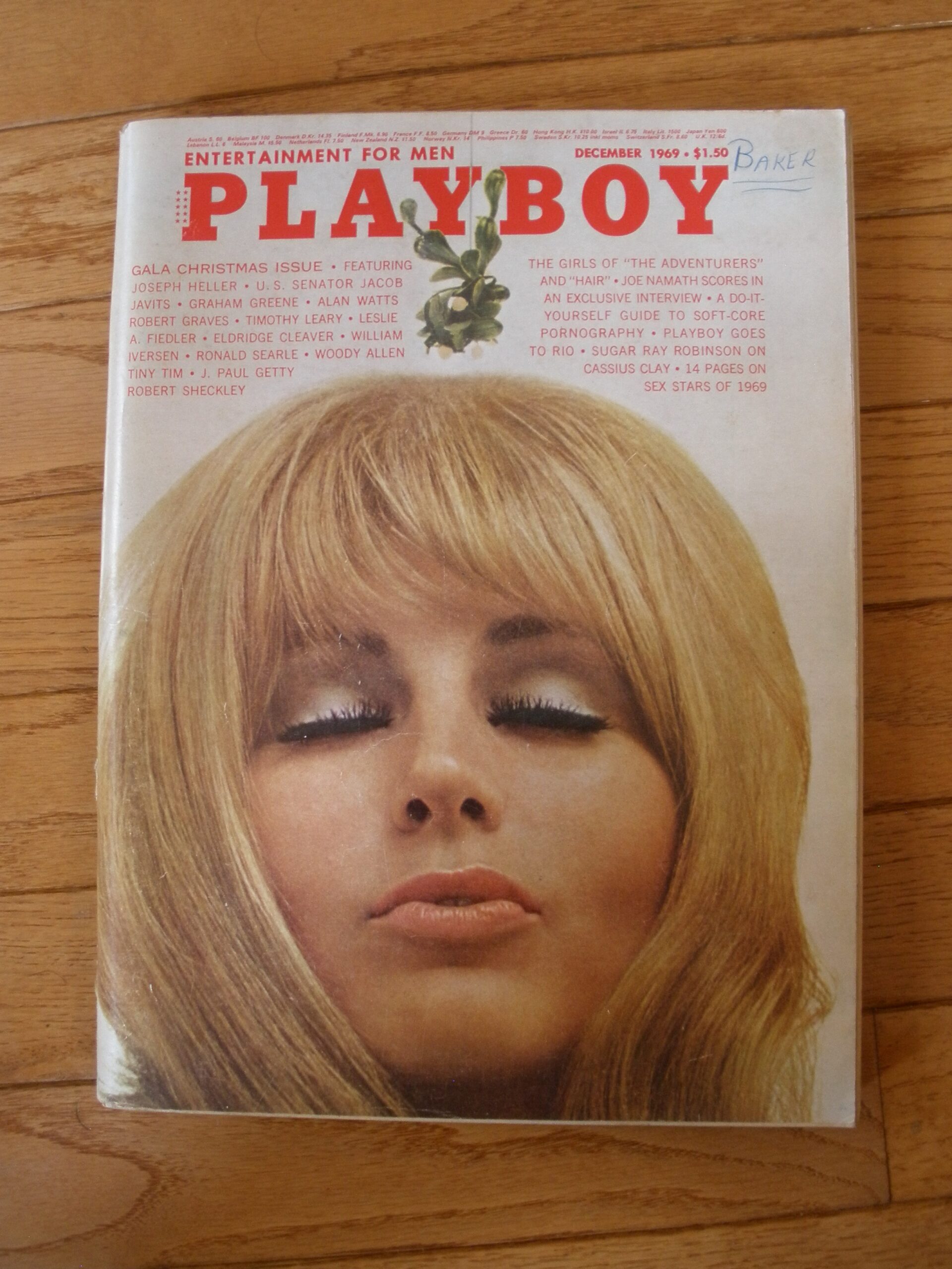 PLAYBOY MAGAZINE December 1969 SUPERNOVA ANTIQUES