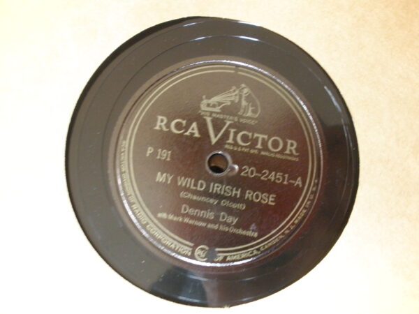 1950 DENNIS DAY 78 RPM ALBUM SET -  MY WILD IRISH ROSE  SOUNDTRACK - Image 7