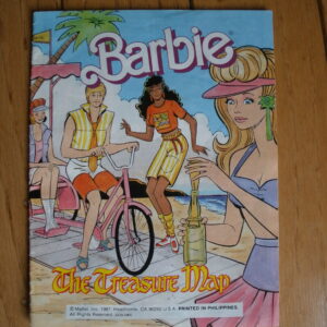 1987 BARBIE MINATURE COMIC BOOK - THE TREASURE MAP