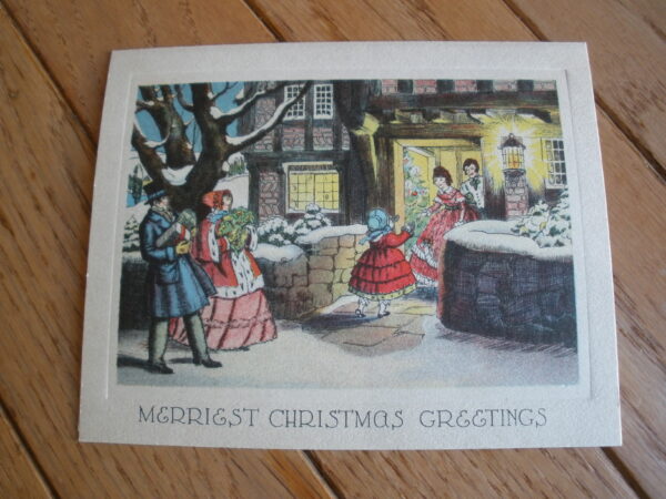 ORIGINAL 1933 CHRISTMAS CARD ENVELOPE with a 1 1/2 CENT HARDING STAMP - Image 4