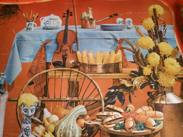 1960s COCA-COLA STILL LIFE HARVEST SERVING TRAY - Image 4