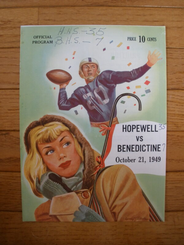 1949 HOPEWELL HIGH SCHOOL - BENEDICTINE HS FOOTBALL PROGRAM