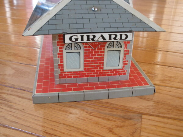 1950s MARX WHISTLING GIRARD TRAIN STATION No. 2960 & ORGINAL BOX - Image 8