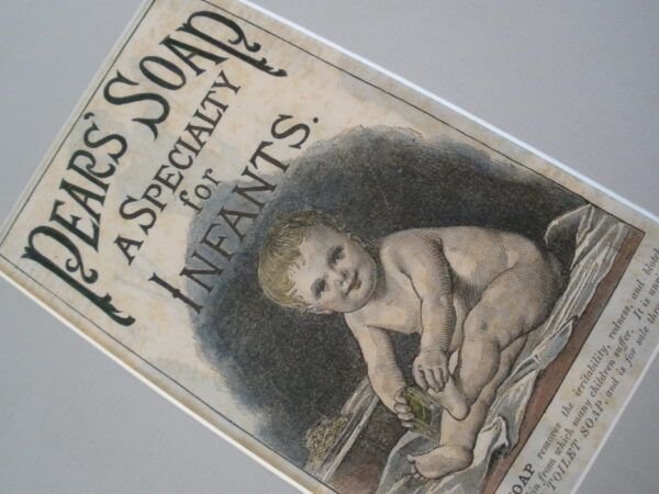 WYNGATE STUDIO ART PRINT - 1886 PEARS SOAP ADVERT - Image 3