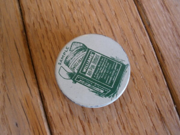 1930s WILLIAMS ANTI-PAIN OINTMENT TIN - Standard Medical Co. - Image 2