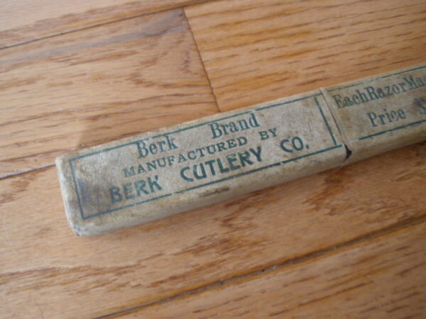 VINTAGE BERK BRAND STRAIGHT RAZOR CASE