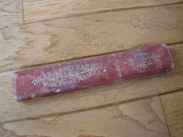 VINTAGE J.R. TORREY BRAND STRAIGHT RAZOR CASE - Red Case - Image 3