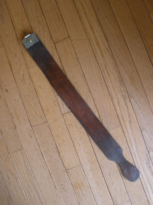 Vintage HORSE HIDE RAZOR STROP - Barber Shop - Image 3