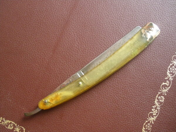 Vintage DUBL DUCK SATINEDGE STRAIGHT RAZOR HANDLE