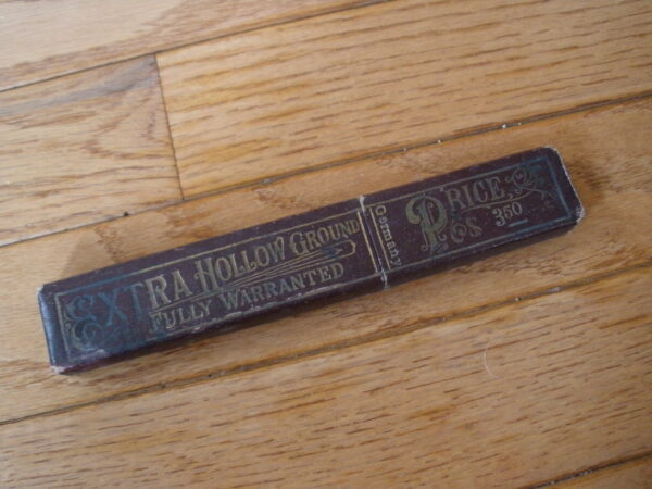 VINTAGE EXTRA HOLLOW GROUND STRAIGHT RAZOR CASE - Germany - Image 2