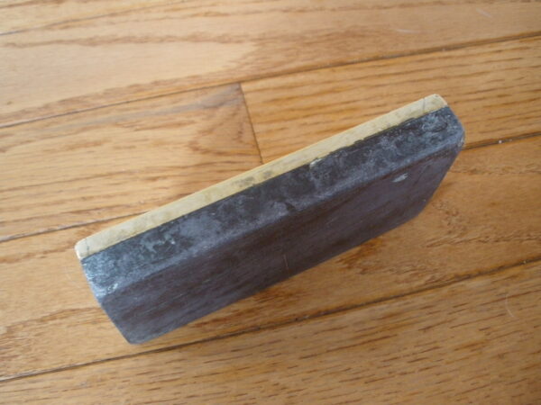Vintage LARGE DOUBLE-SIDED GRAY & WHITE RAZOR HONE - Image 3
