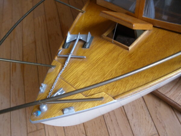 Vintage REMOTE CONTROL WOODEN YACHT - FUTABA DIGITAL Remote Controller - Image 16
