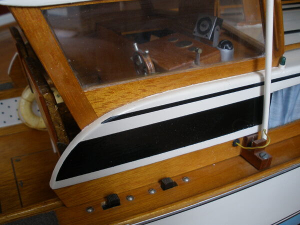 Vintage REMOTE CONTROL WOODEN YACHT - FUTABA DIGITAL Remote Controller - Image 23