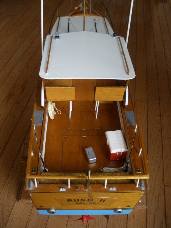 Vintage REMOTE CONTROL WOODEN YACHT - FUTABA DIGITAL Remote Controller - Image 9