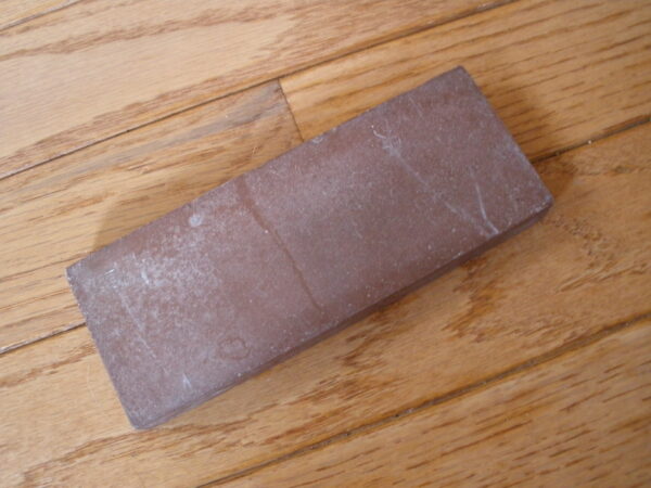 Vintage CHOCOLATE BROWN RAZOR HONE or WHETSTONE - Image 2