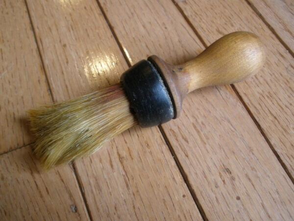 Vintage HAIR SHAVING BRUSH & OREGON MYRTEWOOD BOWL - Image 3
