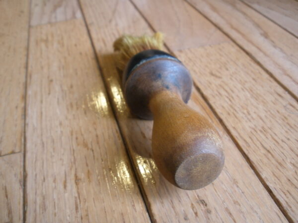 Vintage HAIR SHAVING BRUSH & OREGON MYRTEWOOD BOWL - Image 4