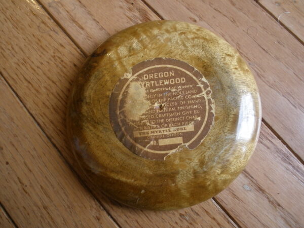 Vintage HAIR SHAVING BRUSH & OREGON MYRTEWOOD BOWL - Image 6