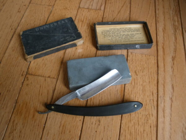 Vintage RAZOR HONE - WHETSTONE - Sharpening - Universal Dry Hone Box