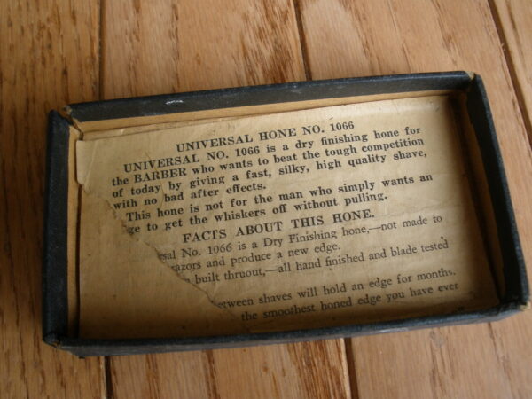 Vintage RAZOR HONE - WHETSTONE - Sharpening - Universal Dry Hone Box - Image 4