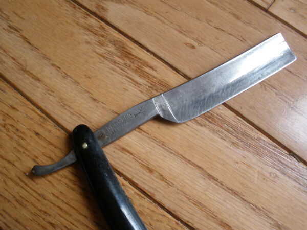 Early 1900s H. BOKER & COMPANY STRAIGHT EDGE RAZOR & Case - Germany - Image 3
