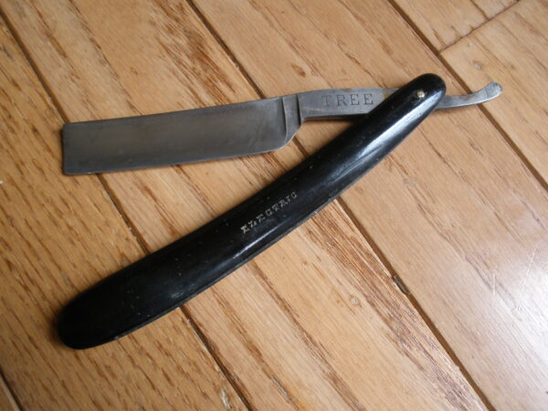 Early 1900s H. BOKER & COMPANY STRAIGHT EDGE RAZOR & Case - Germany - Image 5