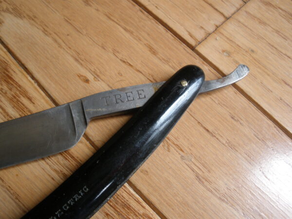 Early 1900s H. BOKER & COMPANY STRAIGHT EDGE RAZOR & Case - Germany - Image 6