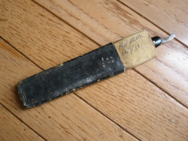 Early 1900s H. BOKER & COMPANY STRAIGHT EDGE RAZOR & Case - Germany - Image 10