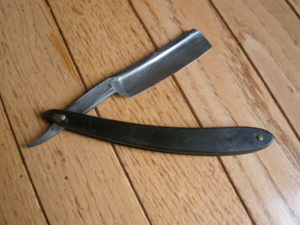 Antique 1800s GEORGE WOSTENHOLM & SONS CELEBRATED STRAIGHT EDGE RAZOR - Image 5
