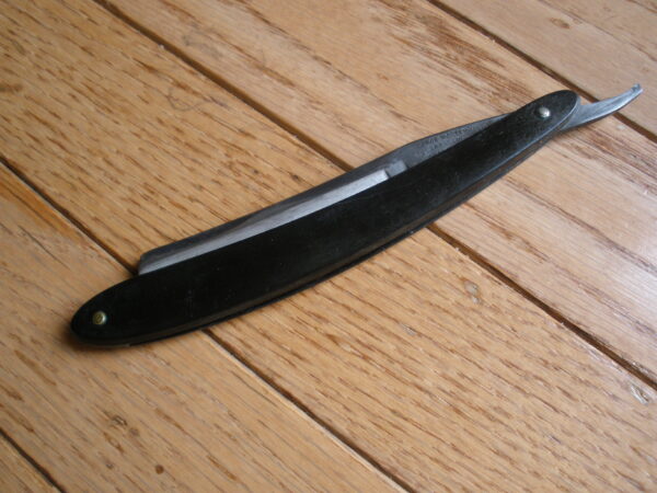 Antique 1800s GEORGE WOSTENHOLM & SONS CELEBRATED STRAIGHT EDGE RAZOR - Image 6