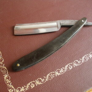 Antique 1800s GEORGE WOSTENHOLM & SONS CELEBRATED STRAIGHT EDGE RAZOR