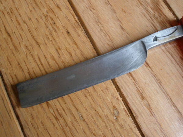 1800s GEORGE WOSTENHOLM & SON - TRUE PIPE STRAIGHT EDGE RAZOR & CASE - Image 6