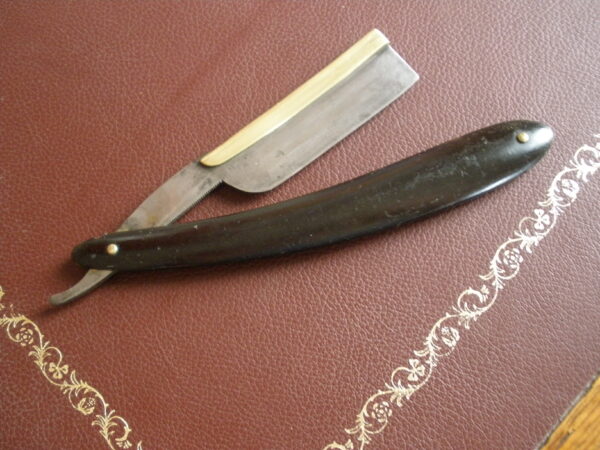 Civil War Era GEORGE WOSTENHOLM & SONS CELEBRATED STRAIGHT EDGE RAZOR
