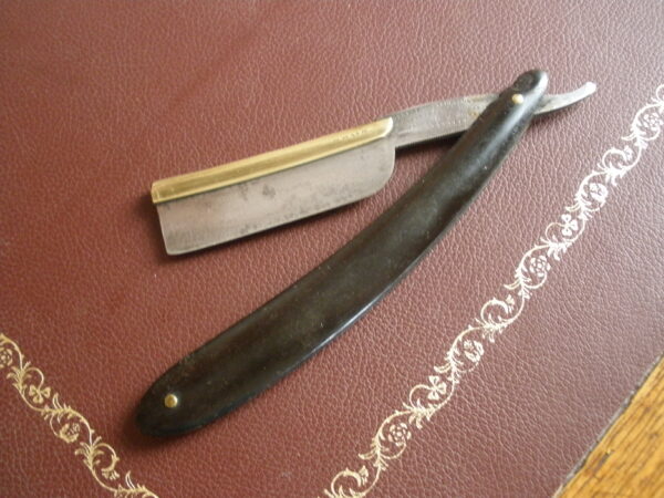 Civil War Era GEORGE WOSTENHOLM & SONS CELEBRATED STRAIGHT EDGE RAZOR - Image 6