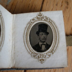 Late 1800s GEM SIZE TIN TYPE PHOTOGRAPH - 21 Different Portraits