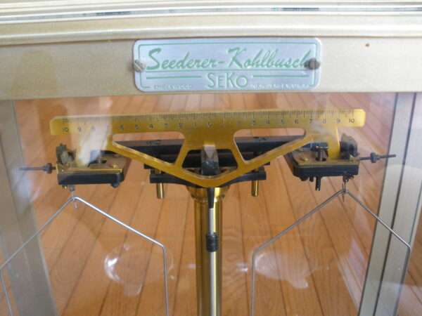 1920s SEEDERER-KOHLBUSCH BENCH MODEL BEAM BALANCE SCALE - New Jersey - Image 18