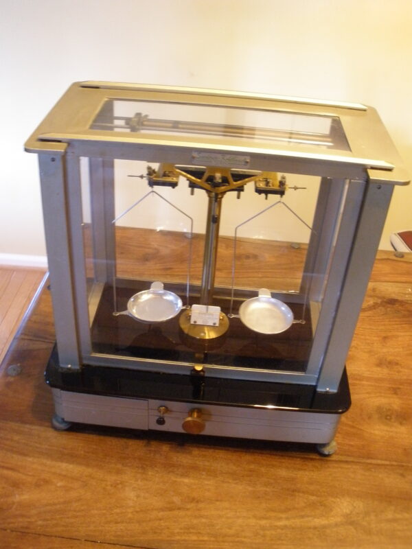 1920s SEEDERER-KOHLBUSCH BENCH MODEL BEAM BALANCE SCALE - New Jersey
