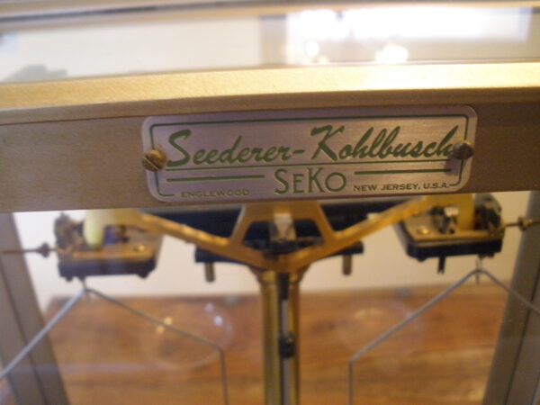 1920s SEEDERER-KOHLBUSCH BENCH MODEL BEAM BALANCE SCALE - New Jersey - Image 5