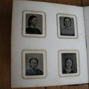 Late 1800s GEM SIZE TIN TYPE PHOTOGRAPH - 80 Different Portraits