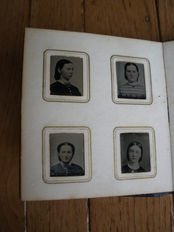 Late 1800s GEM SIZE TIN TYPE PHOTOGRAPH - 80 Different Portraits