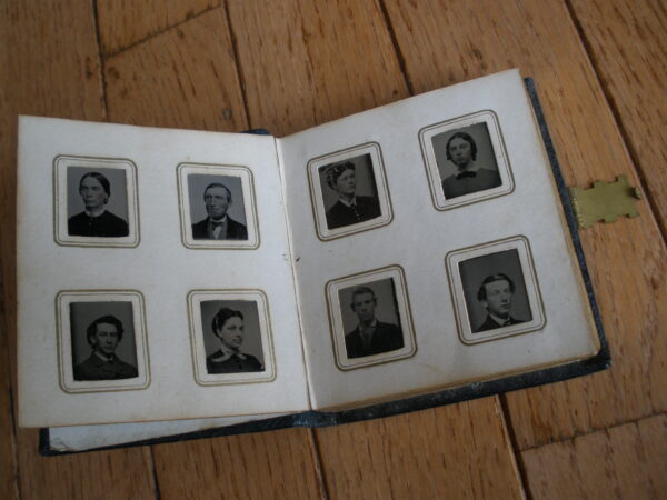 Late 1800s GEM SIZE TIN TYPE PHOTOGRAPH - 80 Different Portraits - Image 4