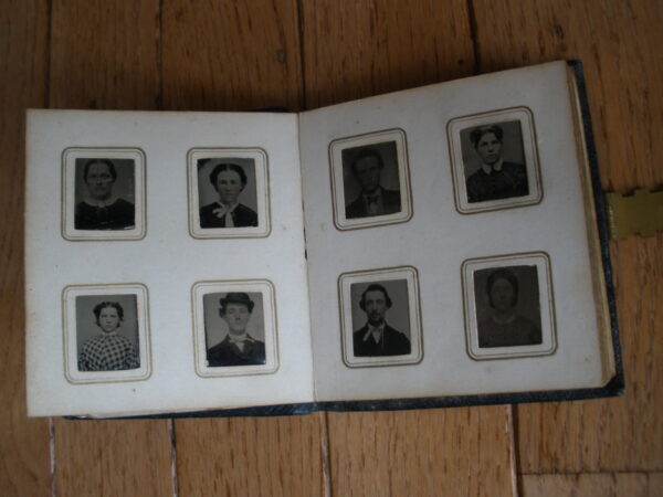 Late 1800s GEM SIZE TIN TYPE PHOTOGRAPH - 80 Different Portraits - Image 6