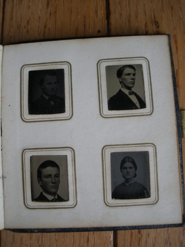Late 1800s GEM SIZE TIN TYPE PHOTOGRAPH - 80 Different Portraits - Image 7