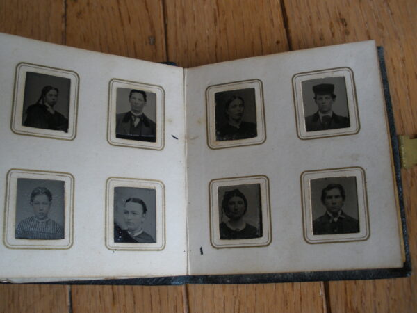 Late 1800s GEM SIZE TIN TYPE PHOTOGRAPH - 80 Different Portraits - Image 8