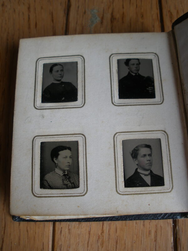 Late 1800s GEM SIZE TIN TYPE PHOTOGRAPH - 80 Different Portraits - Image 9