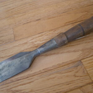 1920s Sweetheart STANLEY BEVELED SOCKET CHISEL - 2 INCH CUTTING EDGE