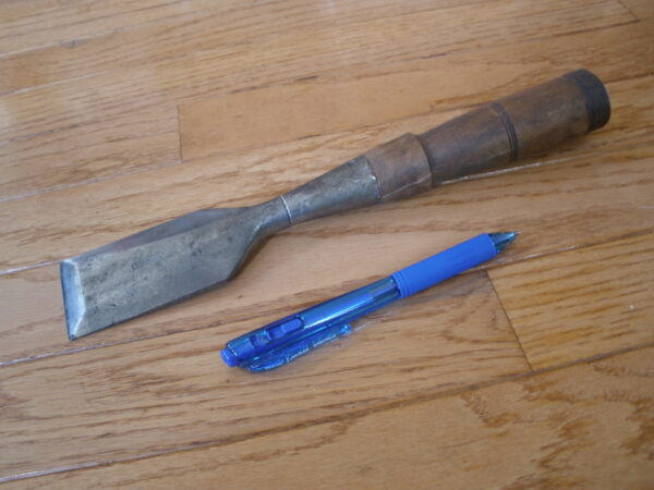 1920s Sweetheart STANLEY BEVELED SOCKET CHISEL - 2 INCH CUTTING EDGE - Image 6