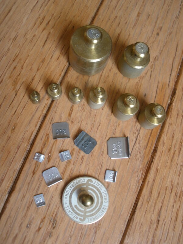 Complete Set - OHAUS CALIBRAITION BRASS FRACTIONAL WEIGHT SCALE - 17 Pieces - Image 2