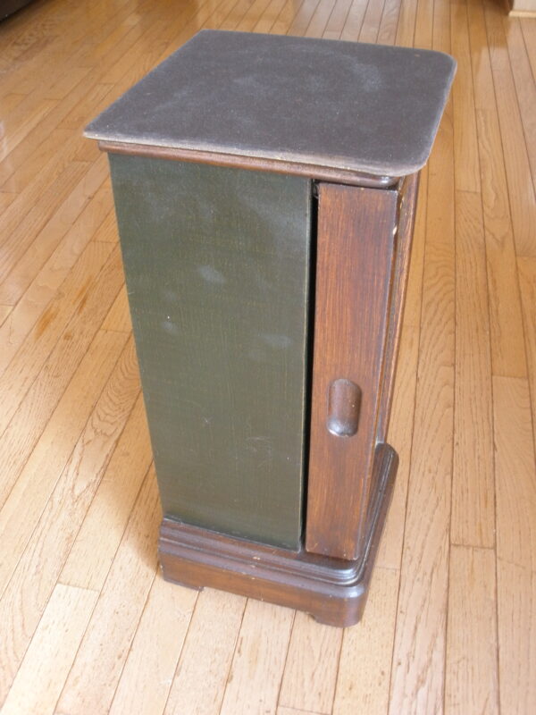 Mid-Century BEETHOVEN THEMED WOODEN STORAGE CABINET & Shadow Box - Image 6