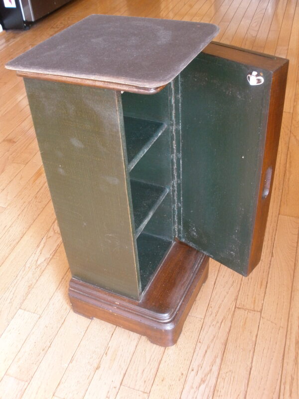 Mid-Century BEETHOVEN THEMED WOODEN STORAGE CABINET & Shadow Box - Image 7